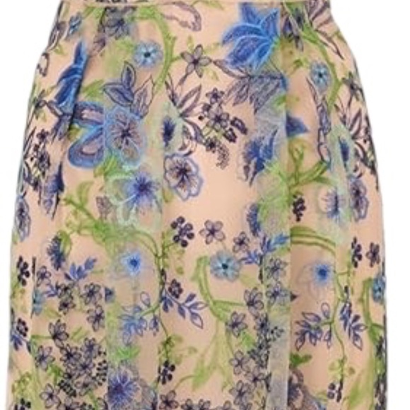 NWOT Adrianna Papell Women's Embroidered Fit and Flare Dress, Size 10 - Picture 10 of 12